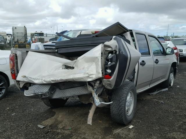 1GCCS138768166119 - 2006 CHEVROLET COLORADO SILVER photo 4