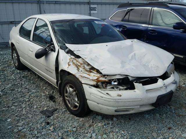 1B3EJ46X7YN185629 - 2000 DODGE STRATUS SE WHITE photo 1