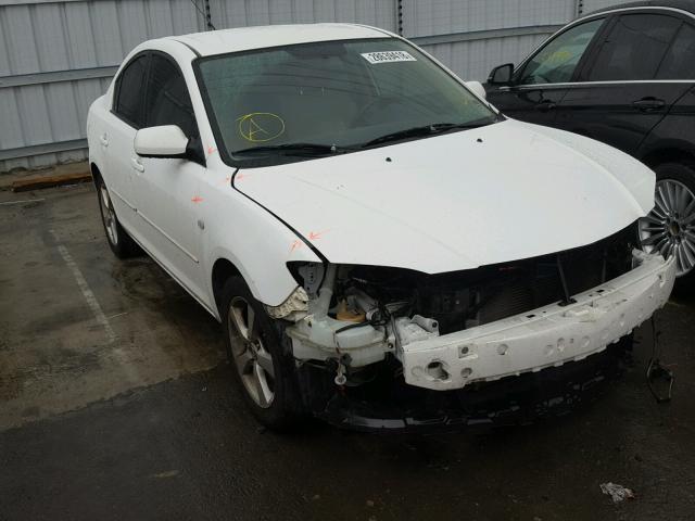 JM1BK12G261459195 - 2006 MAZDA 3 I WHITE photo 1