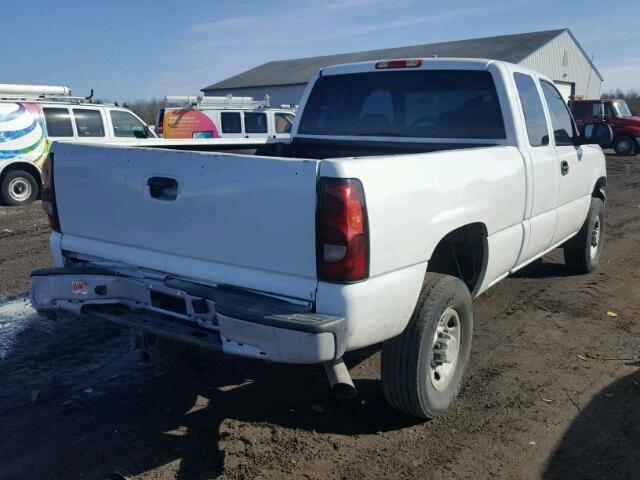 1GCHK29U57E105080 - 2007 CHEVROLET SILVERADO WHITE photo 4