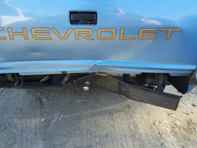 1GCCS1442VK149306 - 1997 CHEVROLET S TRUCK S1 BLUE photo 9