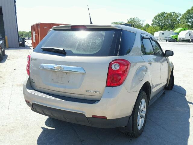 2GNALBEK2C1188182 - 2012 CHEVROLET EQUINOX LS GOLD photo 4