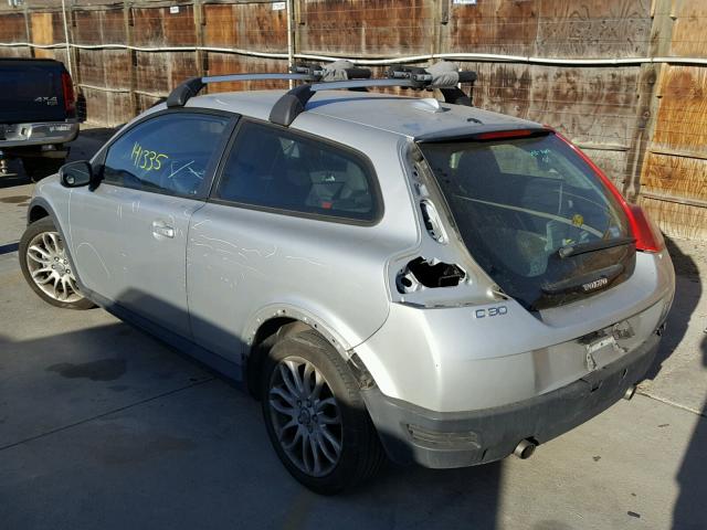 YV1MK672182067092 - 2008 VOLVO C30 T5 SILVER photo 3