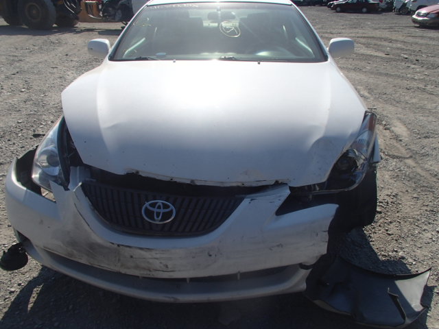 4T1CE38P25U515949 - 2005 TOYOTA CAMRY SOLA WHITE photo 10