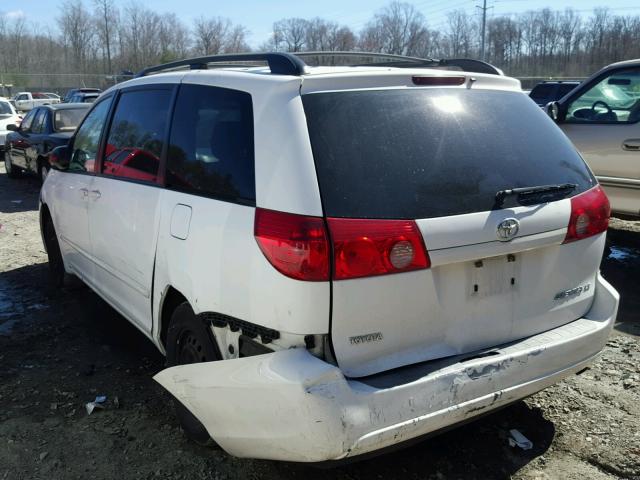 5TDZA23C26S554636 - 2006 TOYOTA SIENNA CE WHITE photo 3