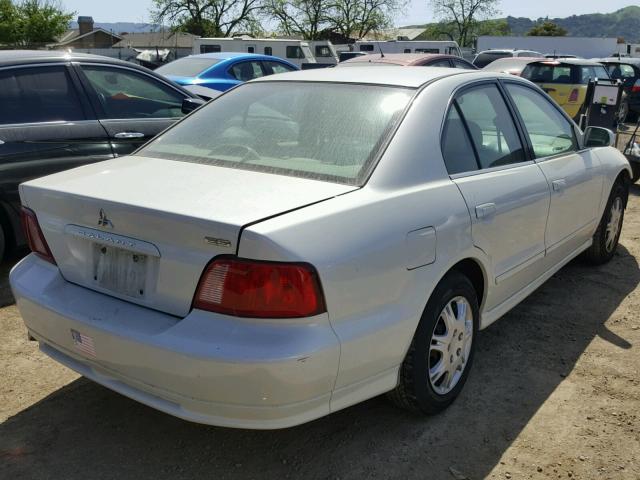 4A3AA46GX3E133320 - 2003 MITSUBISHI GALANT ES WHITE photo 4