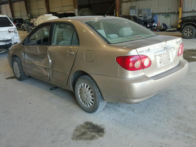 1NXBR32E78Z028676 - 2008 TOYOTA COROLLA CE GOLD photo 3