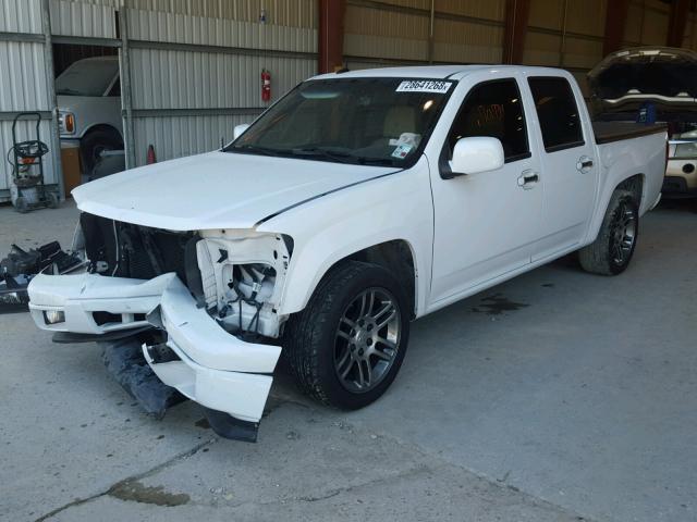 1GCDSEFP3B8132557 - 2011 CHEVROLET COLORADO L WHITE photo 2