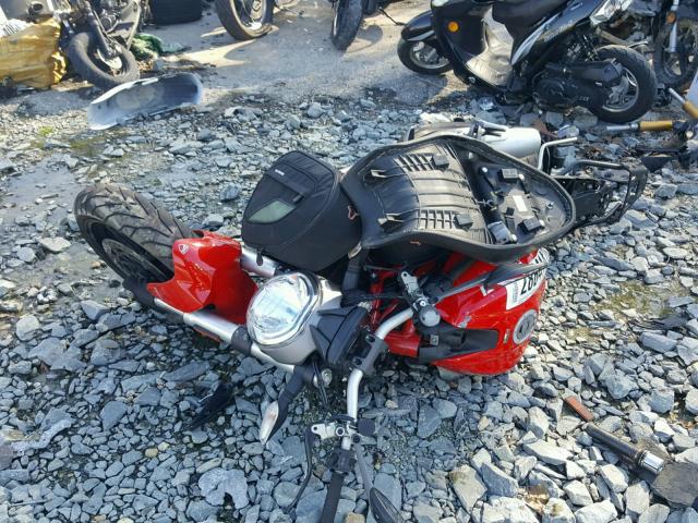 ZDM1RBSV8EB001086 - 2014 DUCATI MONSTER 12 RED photo 2