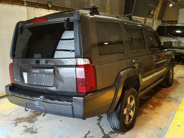 1J8HG48K06C263830 - 2006 JEEP COMMANDER GRAY photo 4