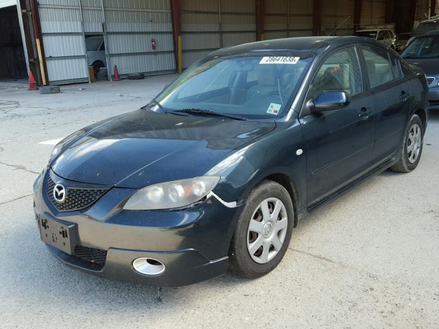 JM1BK12F361408974 - 2006 MAZDA 3 I BLACK photo 2