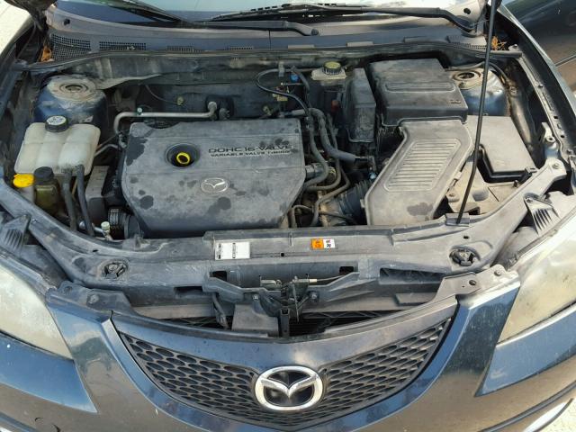 JM1BK12F361408974 - 2006 MAZDA 3 I BLACK photo 7