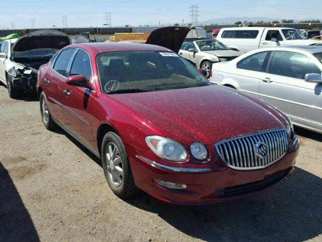 2G4WC582491122863 - 2009 BUICK LACROSSE C RED photo 1