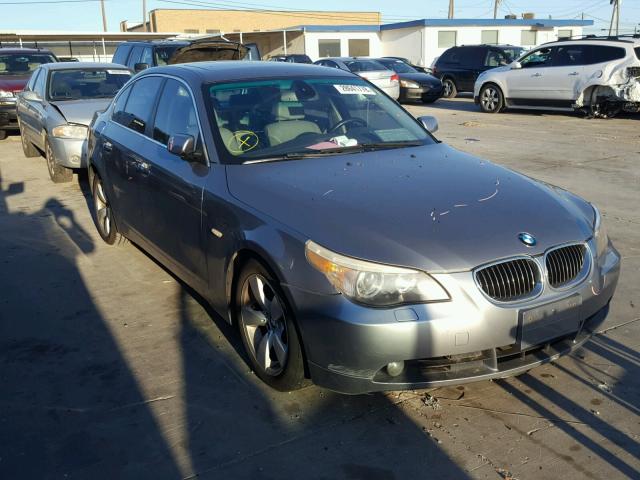 WBANE53507CW66048 - 2007 BMW 525 I GRAY photo 1