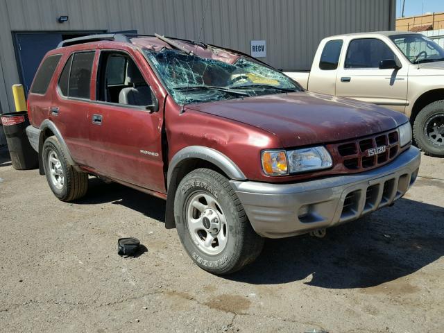 4S2DM58W724320170 - 2002 ISUZU RODEO S BURGUNDY photo 1