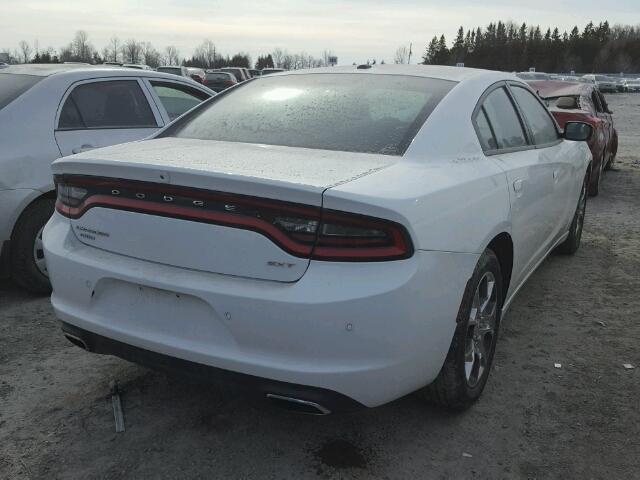 2C3CDXJG3GH286538 - 2016 DODGE CHARGER SX WHITE photo 4