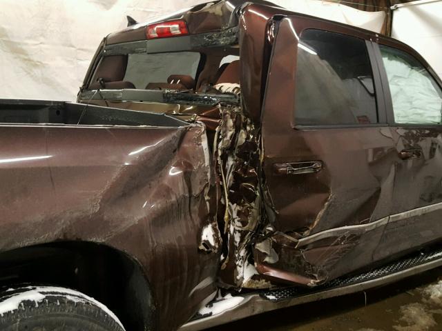 1C6RR7TT4ES383438 - 2014 RAM 1500 SLT BROWN photo 9