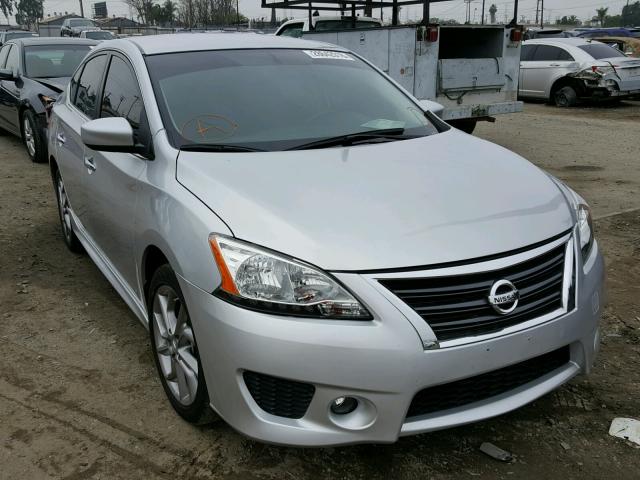 3N1AB7AP2EY306331 - 2014 NISSAN SENTRA S SILVER photo 1