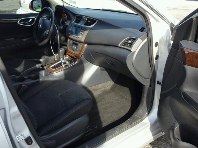 3N1AB7AP8EY217993 - 2014 NISSAN SENTRA S SILVER photo 5