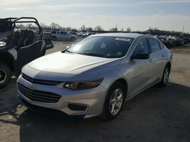 1G1ZB5ST9GF303350 - 2016 CHEVROLET MALIBU LS SILVER photo 2