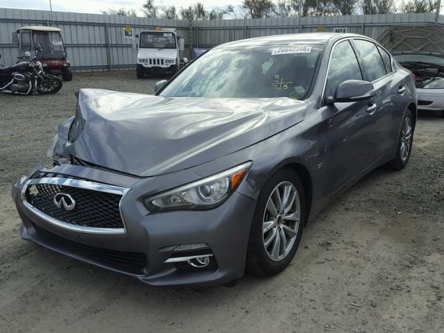 JN1EV7AP5HM736953 - 2017 INFINITI Q50 PREMIU GRAY photo 2