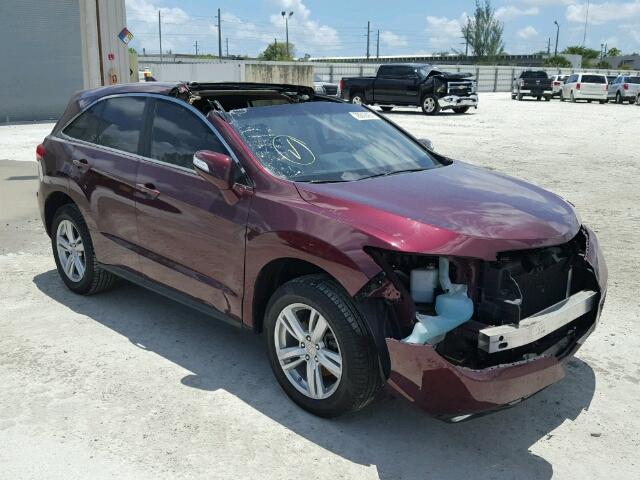 5J8TB3H53DL010021 - 2013 ACURA RDX TECHNO BURGUNDY photo 1