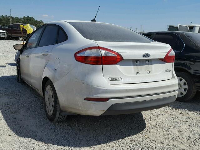 3FADP4AJ0EM240493 - 2014 FORD FIESTA S WHITE photo 3