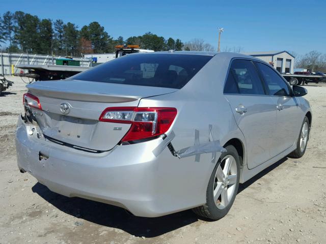 4T1BF1FK5CU598102 - 2012 TOYOTA CAMRY BASE SILVER photo 4