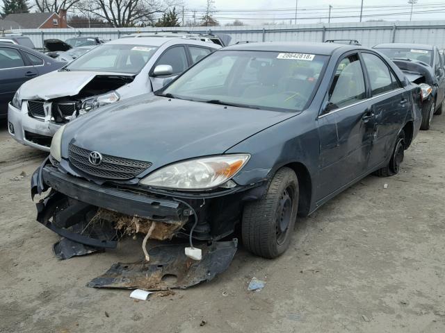 JTDBE32K730165011 - 2003 TOYOTA CAMRY LE TEAL photo 2