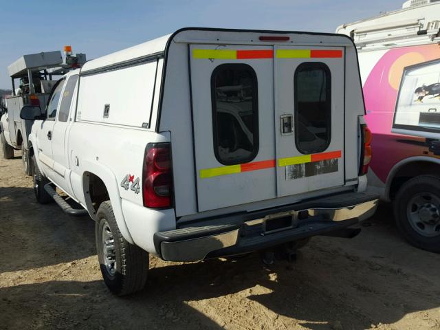 1GCHK29G97E174459 - 2007 CHEVROLET SILVERADO WHITE photo 3