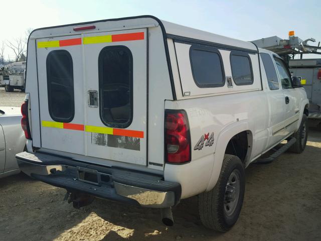 1GCHK29G97E174459 - 2007 CHEVROLET SILVERADO WHITE photo 4