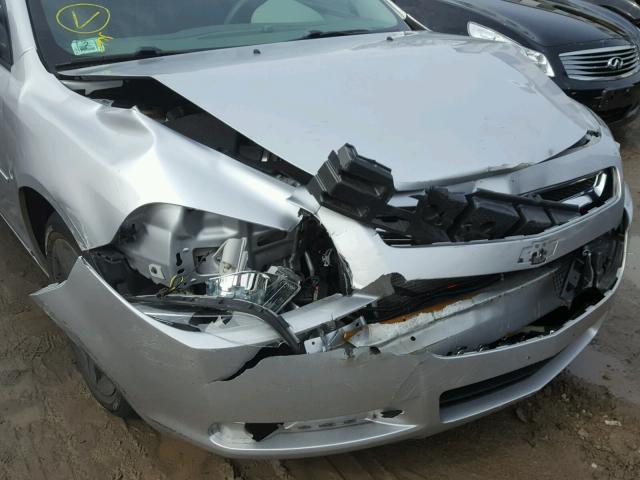 1G1ZG57B894215891 - 2009 CHEVROLET MALIBU LS 银色 照片 9