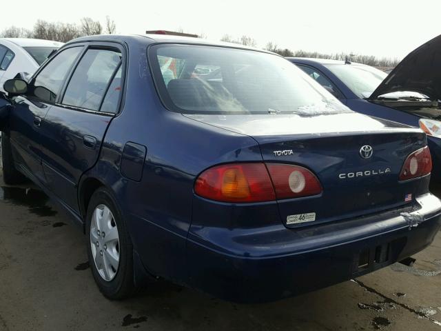 2T1BR12E22C540181 - 2002 TOYOTA COROLLA CE BLUE photo 3