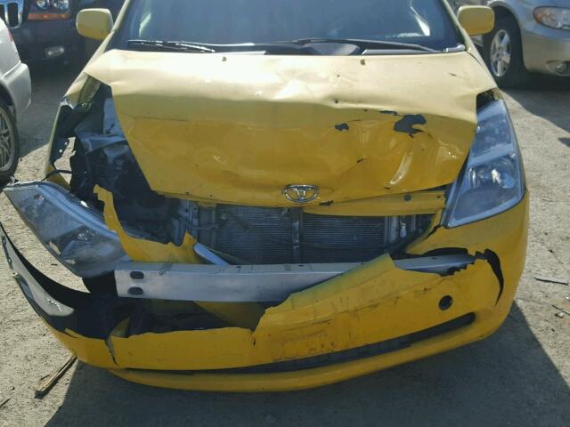 JTDKB20U053019946 - 2005 TOYOTA PRIUS YELLOW photo 7