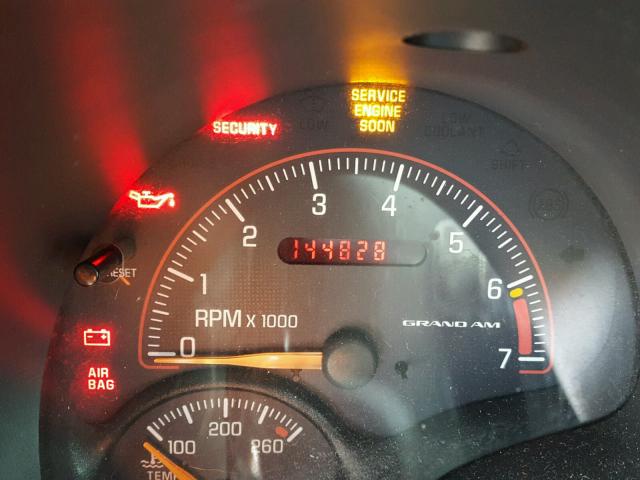 1G2NF52T01M586853 - 2001 PONTIAC GRAND AM S WHITE photo 8