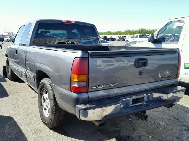 2GCEC19T711104197 - 2001 CHEVROLET SILVERADO CHARCOAL photo 3