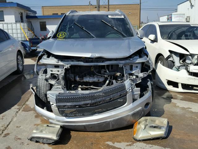 2CNDL63F966082527 - 2006 CHEVROLET EQUINOX LT SILVER photo 9