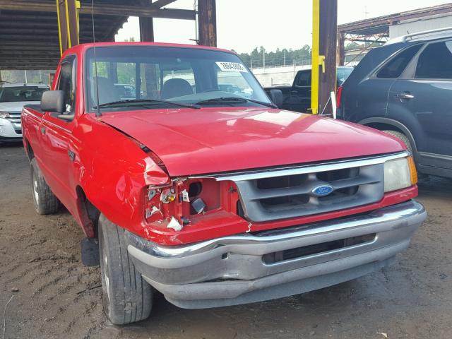 1FTCR10U5TUC99980 - 1996 FORD RANGER RED photo 1