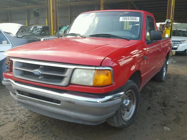 1FTCR10U5TUC99980 - 1996 FORD RANGER RED photo 2