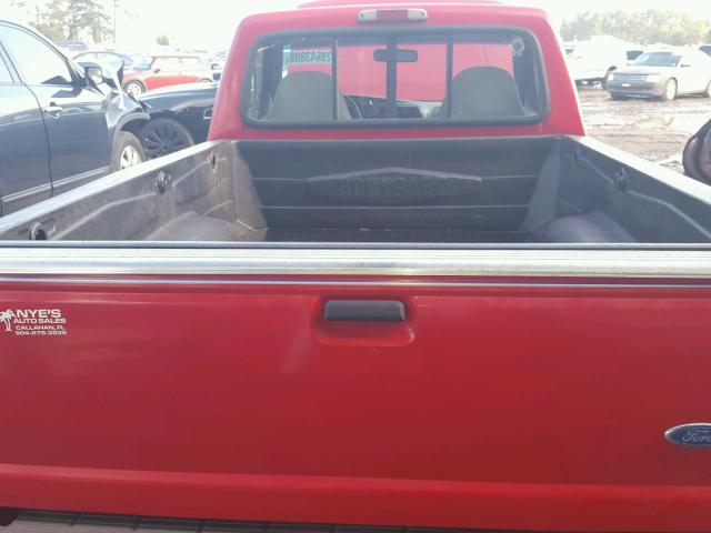 1FTCR10U5TUC99980 - 1996 FORD RANGER RED photo 6