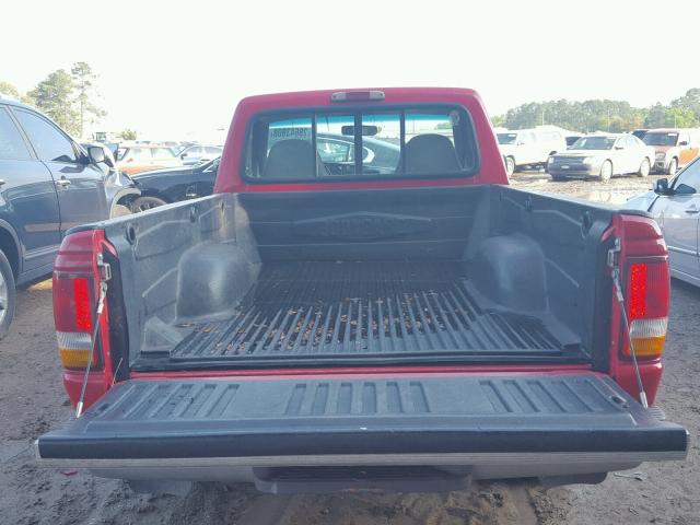 1FTCR10U5TUC99980 - 1996 FORD RANGER RED photo 9