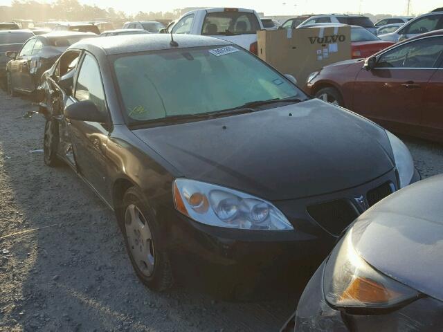 1G2ZF57B184273841 - 2008 PONTIAC G6 VALUE L BLACK photo 1