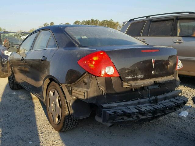 1G2ZF57B184273841 - 2008 PONTIAC G6 VALUE L BLACK photo 3