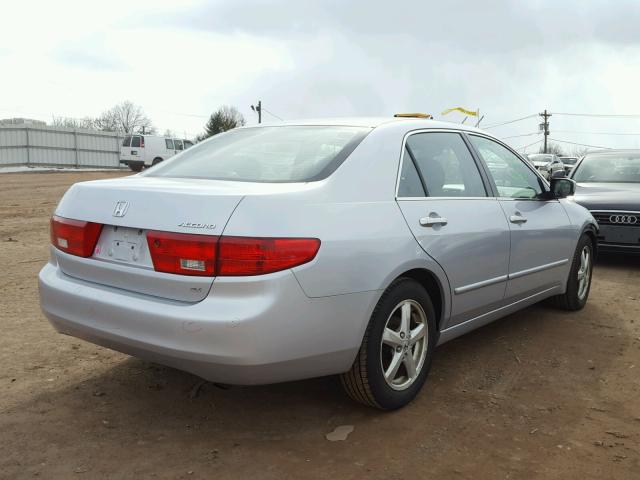 1HGCM56715A129659 - 2005 HONDA ACCORD EX SILVER photo 4