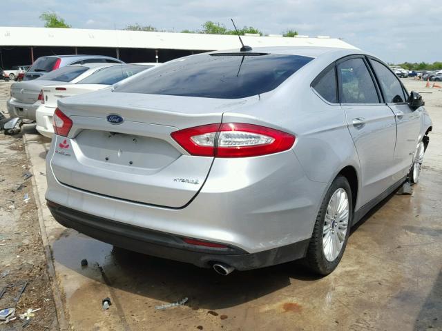 3FA6P0UUXGR405916 - 2016 FORD FUSION S H SILVER photo 4