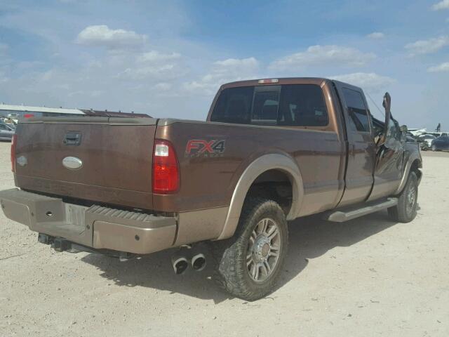 1FT8W3BT3CEA56306 - 2012 FORD F350 SUPER BROWN photo 4