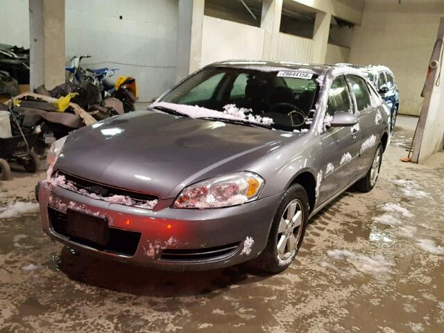 2G1WT55K979138332 - 2007 CHEVROLET IMPALA LT GRAY photo 2