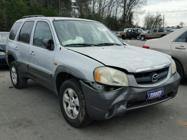 4F2YZ041X4KM34416 - 2004 MAZDA TRIBUTE LX SILVER photo 1