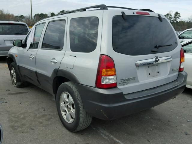 4F2YZ041X4KM34416 - 2004 MAZDA TRIBUTE LX SILVER photo 3