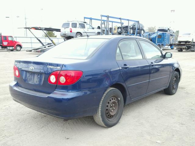 JTDBR32EX60059252 - 2006 TOYOTA COROLLA CE BLUE photo 4